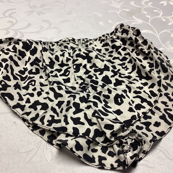 SILK PANTIES SIDE SLIT ANDRES INTIMATES LEOPARD PRINT. as all - Picture 1 of 10